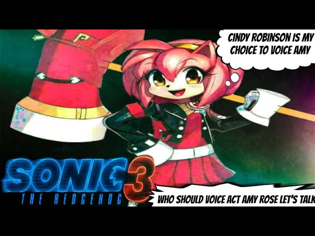 Cindy Robinson, the voice of Amy Rose in the Sonic series, has