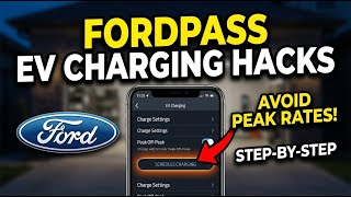 How to configure FordPass charging features for EV peak-rate avoidance - Step By Step