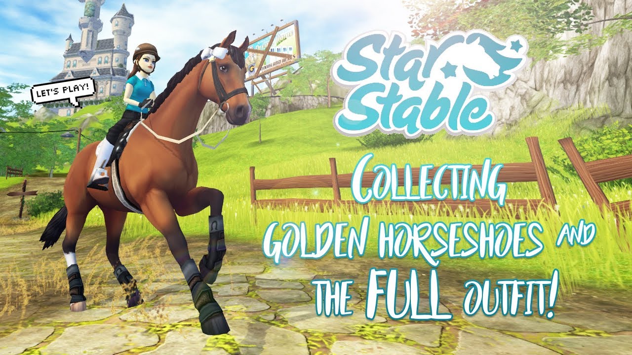 Collecting Golden Horseshoes & the FULL birthday outfit! | Star Stable Updates
