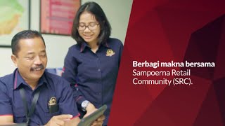 Berbagi makna bersama Sampoerna Retail Community (SRC).