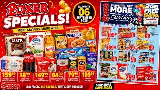 BOXER || BOXER SPECIALS VALID UNTIL 20-06 SEPTEMBER 2026 💥🔥