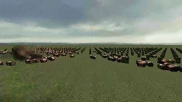 Garrys Mod 1500 barrels explosion