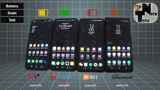 Honor Magic 2 vs OnePlus 6T vs Mi MIX 3 vs Note 9 Battery Life Drain Test Honor Magic 2 vs OnePlus 6T vs Mi MIX 3 vs Note 9 Battery Life Drain Test