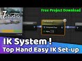 Creating Bone Ik Hand In Ue5.4.3 Using Hand Ik System | Free Project Files