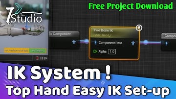 Creating Bone Ik Hand In Ue5.4.3 Using Hand Ik System | Free Project Files