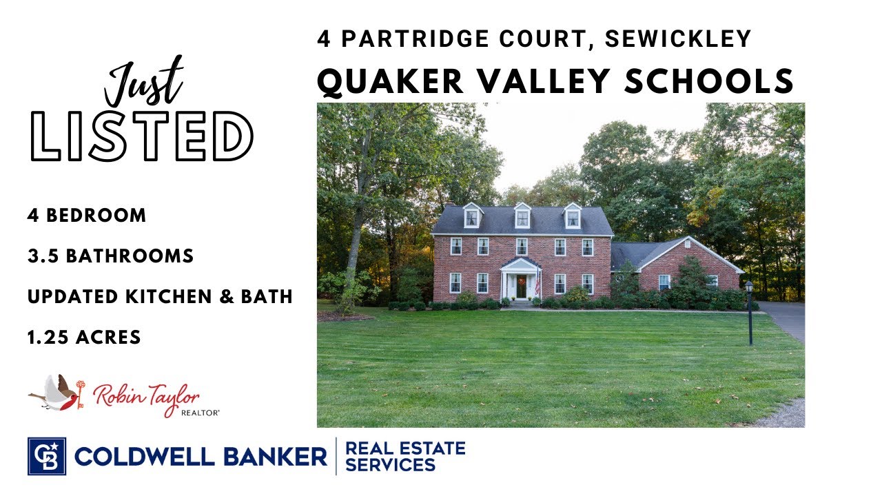 Video Tour of 4 Partridge Court in Bell Acres, PA YouTube