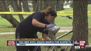 Tampa Police investigate shooting that injured two