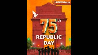 ICICI Bank wishes you a happy 75th #RepublicDay 🇮🇳