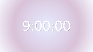 9H Soft Lavender Dream Whisper Timer | Gradient Countdown 💜 #E6E6FA #D8BFD8 #F8F8FF