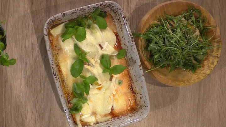 Italian Chicken Bake with a Rocket and Olive Salad...