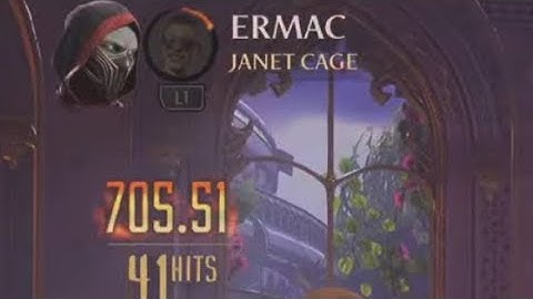Ermac Janet Cage Is So Cheap Watch This Damage 