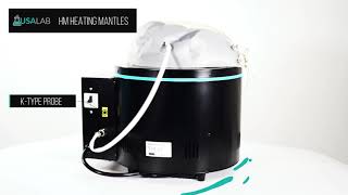 USAlab 2L Digital Magnetic Heating & Stirring Mantle - 300°C, 1200 RPM