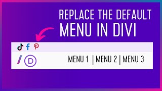 How To Change the Social Icons On Your Divi Default Header | Divi Menu Tutorial