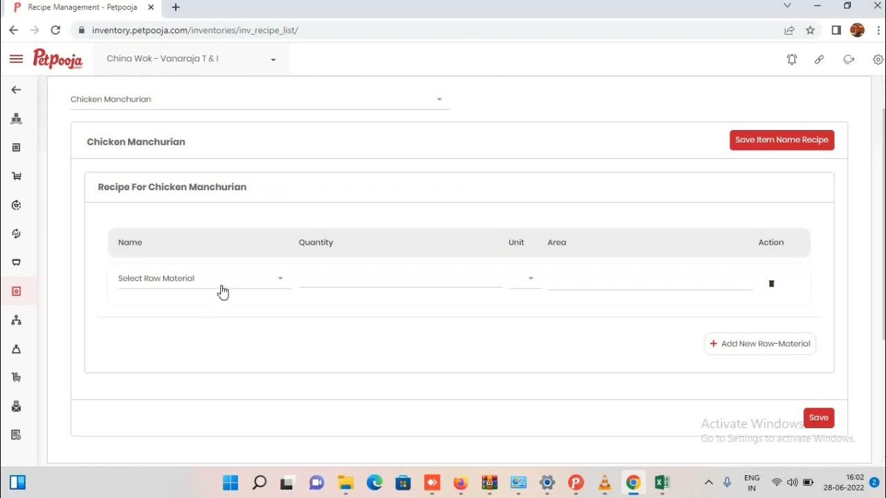 Inventory stock management on petpooja in Tamil / Contact 6357191969