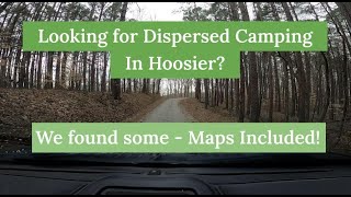 Where are the Dispersed Campsites in Southern Hoosier National Forest?