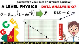 Full ADVANCED LEVEL PHYSICS \\ DATA ANALYSIS \\ SWRM(GCE) 2026--DETAILED SOLUTION. News