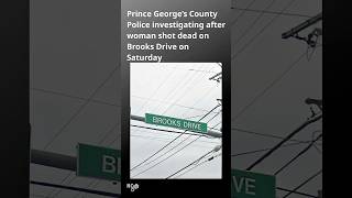 Prince George's County Police investigating after woman shot dead on Brooks Drive on Saturday
