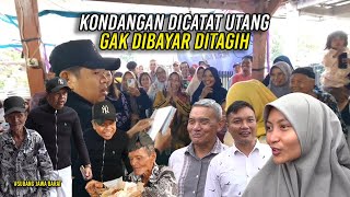 MAMPIR KE TEMPAT HAJATAN-TERNYATA UANG DAN BERAS DICATAT DAN JADI UTANG