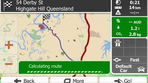 Hema Navigator HN6 - iGO Plan Route