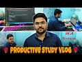 Productive Study Vlog 🌷📕 | BCA Student Study Vlog 🤗| Manipal University Jaipur #bca 