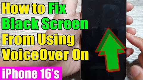 ✅ iPhone 16/16 Pro Max: How to Fix Black Screen From Using VoiceOver On (Screen Curtain) 📱