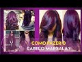 Como fazer cabelo marsala na colorimetria?