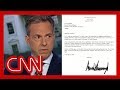 Jake Tapper: I thought this Trump letter was a joke ... it's real