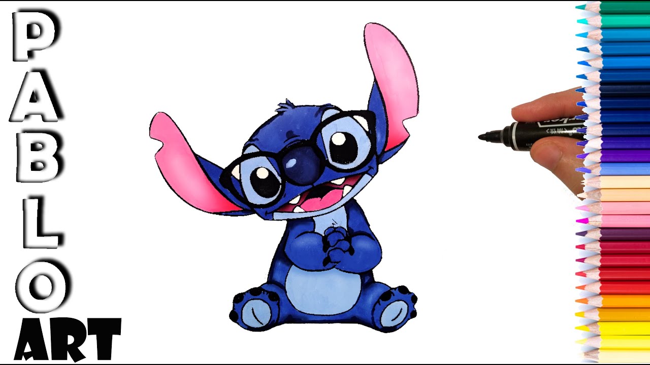How To Color Stitch From Lilo And Stitch Learn To Draw Step By Step 