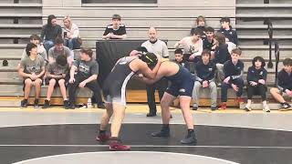 2/8/25 Strath haven vs Upper Perkiomen at the Haven Panther varsity Panther duals. 189 pounds vs 215