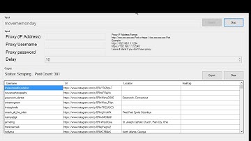 Instagram Hashtag Scraper