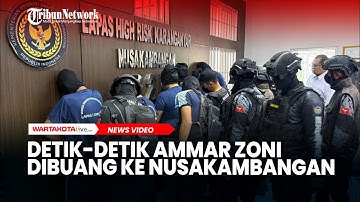 Detik-detik Ammar Zoni Dibuang Ke Nusakambangan