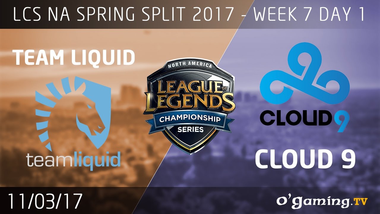 digo Team Liquid vs Cloud9 - LCS NA Spring Split 2017 - Week 7 Day 1 - League of Legends