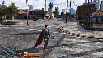 Batman script mod mixed with Superman script mod (GTA5)