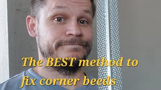SOLID PLASTERING. How to float and set corner beeds.