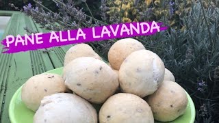 PANINI ALLA LAVANDA fatti in casa, ricetta semplice