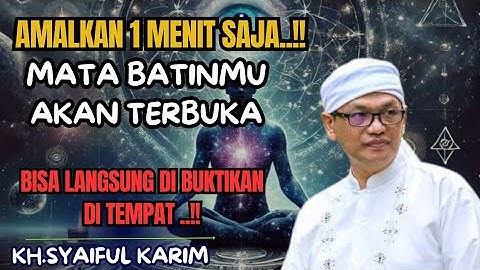 💥amalkan 1 menit saja ..!! Mata batinmu akan terbuka ,langsung di buktikan 🔴KH syaiful karim #shorts