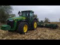 John Deere 8R410 and John Deere 2660VT