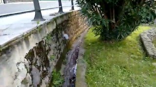 Un caudal de aguas fecales inunda los ríos que pasan por Mioño