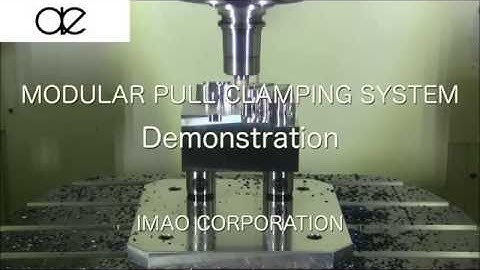 IMAO MODULAR adjustable PULL CLAMPING SYSTEM Demo