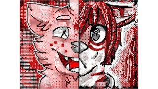 Me and Mr Wolf  Flipnote by Raksha, Dark Snivy / Sudomemo