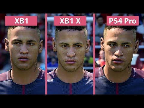 FIFA 18 – Xbox One X vs. PS4 Pro vs. Xbox One Graphics Comparison