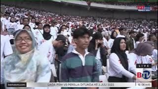Suasana HUT ke-77 Bhayangkara Polri di Stadion GBK