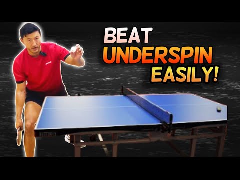 How To Forehand Loop Against Underspin In Table Tennis