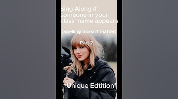 Sing along if you know someone named… #@TaylorSwift #taylorswift #fyp