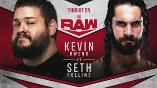 FULL MATCH: Kevin Owens vs Seth Rollins (1/2) | WWE RAW 11/25/19