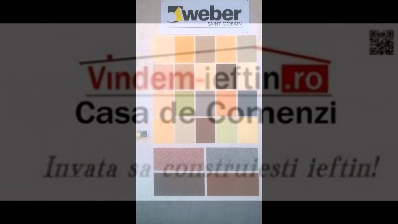 Tencuiala decorativa Weber- pret de producator