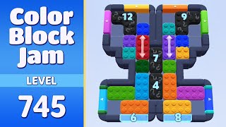 Color Block Jam Level 745 | Every Puzzle Solved! 🎯