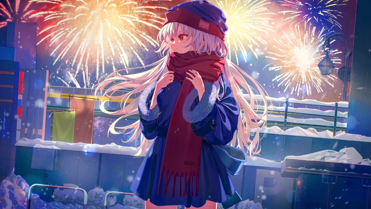 MV] Winter Fireworks / 重音テトSV - YouTube