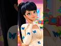 Marinette Makeover By My Talking Angela 2 #miraculous #marinette #makeup #mytalkingangela2 #fyp