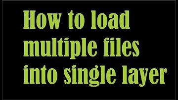 Photoshop tutorials - How to load multiple files into a single layer